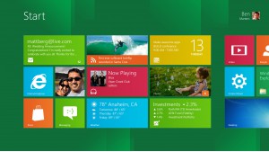 Windows 8 - plytelėmis klotas „Metro“ darbalaukis Windows 8 - plytelėmis klotas „Metro“ darbalaukis